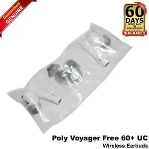Poly Voyager Free 60+ UC Teams Wireless Earbuds L+R ONLY NO CASE White 8L5B0AA Poly Voyager Free 60+ UC Teams Wireless Earbuds L+R ONLY NO CASE White 8L5B0AA