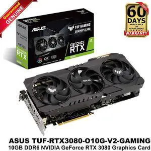 ASUS GeForce RTX 3080 10GB GDDR6X PCIe 4.0 Graphics Card TUF-RTX3080-O10G-GAMING ASUS GeForce RTX 3080 10GB GDDR6X PCIe 4.0 Graphics Card TUF-RTX3080-O10G-GAMING