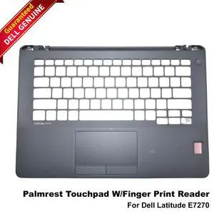 OEM Dell Latitude E7270 Palmrest Touchpad with Fingerprint Reader K9H6Y V379C OEM Dell Latitude E7270 Palmrest Touchpad with Fingerprint Reader K9H6Y V379C