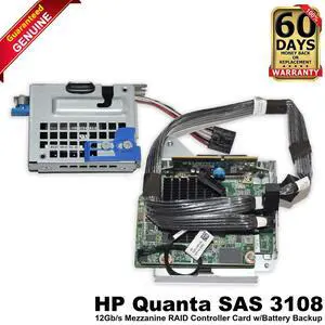 (NOT FOR HOME PC!) Geniune HP QUANTA SAS 3108 12GBS Mezzanine Raid Controller Card DAS2BTH7CB0 (NOT FOR HOME PC!) Geniune HP QUANTA SAS 3108 12GBS Mezzanine Raid Controller Card DAS2BTH7CB0