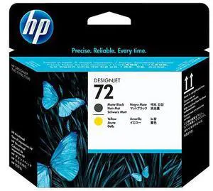 HP 72 Matte Black and Yellow DesignJet Printhead, C9384A HP 72 Matte Black and Yellow DesignJet Printhead, C9384A