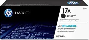 HP 17A Black Original LaserJet Toner Cartridge, ~1,600 pages, CF217A HP 17A Black Original LaserJet Toner Cartridge, ~1,600 pages, CF217A