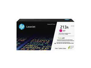 HP 213A Magenta Original LaserJet Toner Cartridge, ~3,000 pages, W2133A HP 213A Magenta Original LaserJet Toner Cartridge, ~3,000 pages, W2133A
