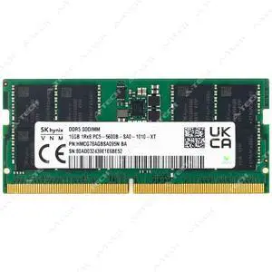 Hynix 16GB DDR5 5600 MHz PC5-44800 1Rx8 SODIMM Laptop Memory RAM HMCG78AGBSA095N Hynix 16GB DDR5 5600 MHz PC5-44800 1Rx8 SODIMM Laptop Memory RAM HMCG78AGBSA095N