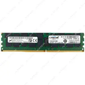 (NOT FOR HOME PC!) Micron 32GB DDR4 2133 MHz ECC LRDIMM Server Memory RAM (MTA72ASS4G72LZ-2G1A1) 1x (NOT FOR HOME PC!) Micron 32GB DDR4 2133 MHz ECC LRDIMM Server Memory RAM (MTA72ASS4G72LZ-2G1A1) 1x