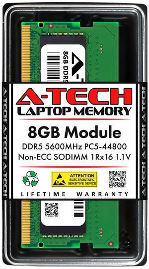 8GB DDR5 PC5-44800 SODIMM Replacement for Samsung M425R1GB4PB0-CWMOD Memory RAM 8GB DDR5 PC5-44800 SODIMM Replacement for Samsung M425R1GB4PB0-CWMOD Memory RAM