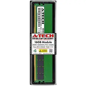 16GB DDR5 PC5-41600 DIMM (Replacement for Apacer AH5U16G52C5229BAA) Memory RAM 16GB DDR5 PC5-41600 DIMM (Replacement for Apacer AH5U16G52C5229BAA) Memory RAM
