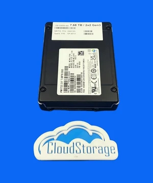 X4013A NETAPP Samsung MZ-WLJ7T60 PM1733 7.68TB NVME PCIe Gen4 U.2 2.5" SSD X4013A NETAPP Samsung MZ-WLJ7T60 PM1733 7.68TB NVME PCIe Gen4 U.2 2.5" SSD