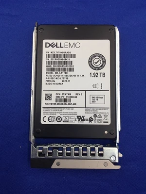 (NOT FOR HOME PC!) 0TMTW9 TMTW9 Dell 1.92TB SAS 12Gbps Read Intensive 512e 2.5'' SSD MZ-ILT1T9C (NOT FOR HOME PC!) 0TMTW9 TMTW9 Dell 1.92TB SAS 12Gbps Read Intensive 512e 2.5'' SSD MZ-ILT1T9C