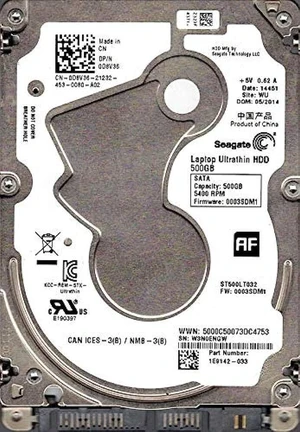 **ZERO HOURS**-ST500LT032- Seagate Ultrathin 500GB,Internal,5400RPM,2.5" HDD **ZERO HOURS**-ST500LT032- Seagate Ultrathin 500GB,Internal,5400RPM,2.5" HDD