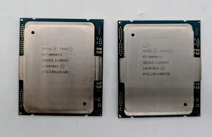 LOT OF 2 Intel Xeon E7-8890V4 2.20GHZ 60M 24-Core LGA2011-1 CPU Processor SR2SS LOT OF 2 Intel Xeon E7-8890V4 2.20GHZ 60M 24-Core LGA2011-1 CPU Processor SR2SS