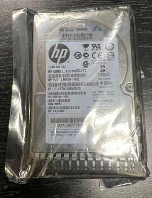 (NOT FOR HOME PC!) HP 1.2TB 10K 6G 64MB 2.5" SAS Hard Drive with Tray 718162-B21 | 718292-001 (NOT FOR HOME PC!) HP 1.2TB 10K 6G 64MB 2.5" SAS Hard Drive with Tray 718162-B21 | 718292-001