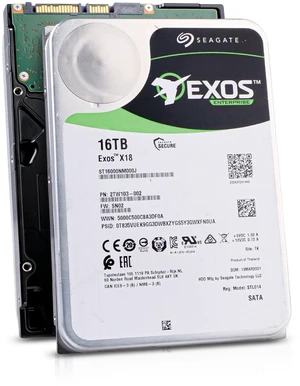 Seagate Exos X18 16TB ST16000NM000J 7.2K RPM SATA 6Gb/s 512e 3.5" Enterprise HDD Seagate Exos X18 16TB ST16000NM000J 7.2K RPM SATA 6Gb/s 512e 3.5" Enterprise HDD