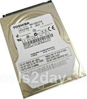 Toshiba MK1665GSX 160GB 2.5" SATA 3.0Gb/s Hard Drive laptop Toshiba MK1665GSX 160GB 2.5" SATA 3.0Gb/s Hard Drive laptop