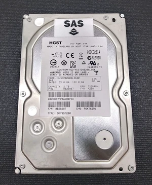 (NOT FOR HOME PC!) HGST - HUS724020ALS640 - DK7SSF200 - 3.5" 2TB 7.2k SAS HDD (NOT FOR HOME PC!) HGST - HUS724020ALS640 - DK7SSF200 - 3.5" 2TB 7.2k SAS HDD