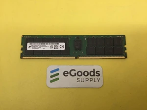 MICRON 64GB(1X64GB) 2Rx4 PC4-3200AA DDR4 SERVER MEMORY MTA36ASF8G72PZ-3G2B2 MICRON 64GB(1X64GB) 2Rx4 PC4-3200AA DDR4 SERVER MEMORY MTA36ASF8G72PZ-3G2B2
