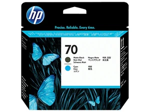 HP 70 Matte Black and Cyan DesignJet Printhead, C9404A HP 70 Matte Black and Cyan DesignJet Printhead, C9404A