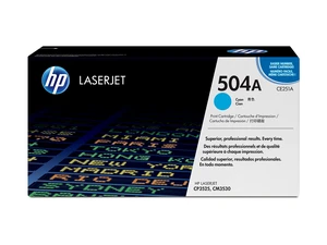 HP 504A Cyan Original LaserJet Toner Cartridge, ~7,000 pages, CE251A HP 504A Cyan Original LaserJet Toner Cartridge, ~7,000 pages, CE251A