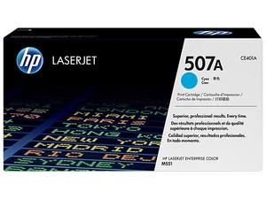 HP 507A Cyan Original LaserJet Toner Cartridge, ~6,000 pages, CE401A HP 507A Cyan Original LaserJet Toner Cartridge, ~6,000 pages, CE401A
