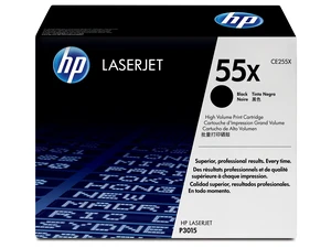 HP 55X High Yield Black Original LaserJet Toner Cartridge, ~12,500 pages, CE255X HP 55X High Yield Black Original LaserJet Toner Cartridge, ~12,500 pages, CE255X