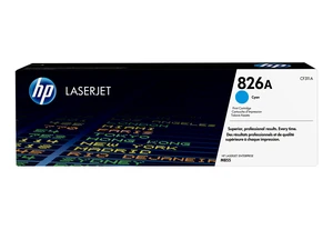 HP 826A Cyan Original LaserJet Toner Cartridge, ~31,500 pages, CF311A HP 826A Cyan Original LaserJet Toner Cartridge, ~31,500 pages, CF311A