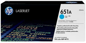 HP 651A Cyan Original LaserJet Toner Cartridge, ~16,000 pages, CE341A HP 651A Cyan Original LaserJet Toner Cartridge, ~16,000 pages, CE341A