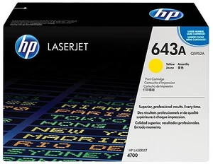 HP 643A Yellow Original LaserJet Toner Cartridge, ~10,000 pages, Q5952A HP 643A Yellow Original LaserJet Toner Cartridge, ~10,000 pages, Q5952A