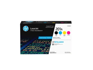 HP 201A 4-pack Black/Cyan/Magenta/Yellow Original LaserJet Toner Cartridges, HP 201A 4-pack Black/Cyan/Magenta/Yellow Original LaserJet Toner Cartridges,