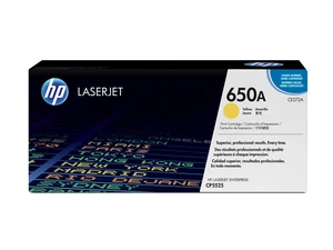 HP 650A Yellow Original LaserJet Toner Cartridge, ~15,000 pages, CE272A HP 650A Yellow Original LaserJet Toner Cartridge, ~15,000 pages, CE272A