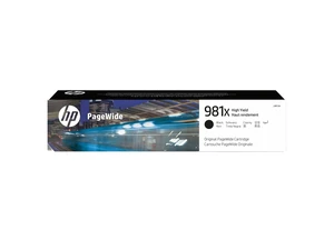 HP 981X High Yield Black Original PageWide Cartridge, ~11,000 pages, L0R12A HP 981X High Yield Black Original PageWide Cartridge, ~11,000 pages, L0R12A