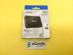 Crucial X9 2TB Portable USB 3.2 USB-C External SSD CT2000X9SSD9 Crucial X9 2TB Portable USB 3.2 USB-C External SSD CT2000X9SSD9
