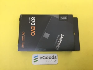 Samsung 870 EVO Series 250GB SATA III Internal 2.5" SSD MZ-77E250 Samsung 870 EVO Series 250GB SATA III Internal 2.5" SSD MZ-77E250