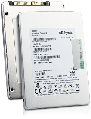 HP/SK Hynix PE6011 7.68TB HFS7T6GDUFEH PCIe Gen 3.0 x4 4GB/s U.2 NVMe 2.5" SSD HP/SK Hynix PE6011 7.68TB HFS7T6GDUFEH PCIe Gen 3.0 x4 4GB/s U.2 NVMe 2.5" SSD