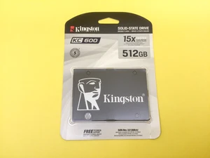 Kingston KC600 512GB SATA 6Gb/s 2.5in Internal SSD SKC600/512G Sealed Kingston KC600 512GB SATA 6Gb/s 2.5in Internal SSD SKC600/512G Sealed
