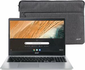 Acer Chromebook 15.6" HD Intel N4000 4GB RAM 32GB eMMC + Protective Sleeve