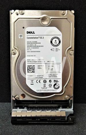 (NOT FOR HOME PC!) 9ZM270-150 Dell 4TB 7.2K 6G 128MB 3.5" SAS Hard Drive ST4000NM0023 W/Caddy