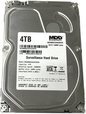 MaxDigitalData 4TB 64MB Cache 5900PM SATA 6.0Gb/s 3.5" Surveillance Hard Drive - OEM