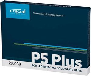 Crucial P5 Plus 2TB PCIe Gen4 x4 NVMe M.2 2280 PC SSD (CT2000P5PSSD8)