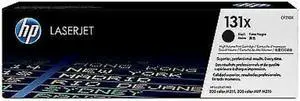 HP 131X High Yield Black Original LaserJet Toner Cartridge, ~2400 pages, CF210X - OEM