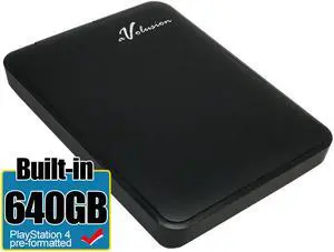 Avolusion 640GB USB 3.0 Portable External PS4 Hard Drive -PS4, PS4 Pro, PS4 Slim