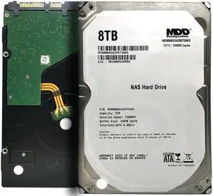 MDD 8TB 7200RPM 256MB Cache SATA 6.0Gb/s 3.5" Hard Drive for NAS Network Storage