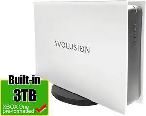 Avolusion PRO-5X Series 3TB USB 3.0 External Gaming Hard Drive XBOX One Orig S&X