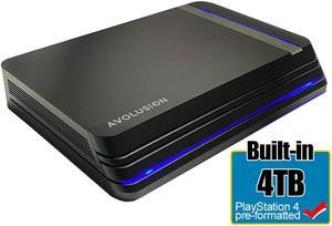 Avolusion Pro X 4TB USB 3.0 External Gaming Hard Drive (PS4 Pro, Slim, 1st Gen)