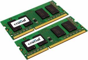 Crucial 16GB Kit 2x 8GB DDR3 DDR3L 1600 MHz PC3L-12800 Laptop Sodimm Memory RAM