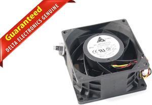 Delta 80mm x 80mm x 38mm Extreme High Speed Fan, Bare Wire, PFB0812DHE-F00