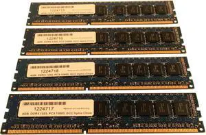 (NOT FOR HOME PC!) 16GB (4 x 4GB) Memory DDR3 1333 PC3 10600 ECC for HP Workstation Z400 & Z420
