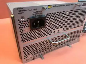J9829A HPE Aruba 5400R 1100W PoE+ zl2 Power Supply with power cord