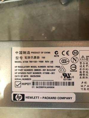 411099-001 398026-001 2250W Blade Server Power Supply HP BLC7000 HSTNS-PR09