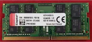 Kingston 16GB 2Rx8 PC4-19200 DDR4-2400 SO-DIMM Laptop Memory KCP424SD8/16 - OEM