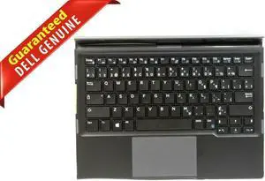K18A Dell XPS 9250 Latitude 7275 5YH5R Docking Case Tablet Keyboard 7TCC3 3GK4N